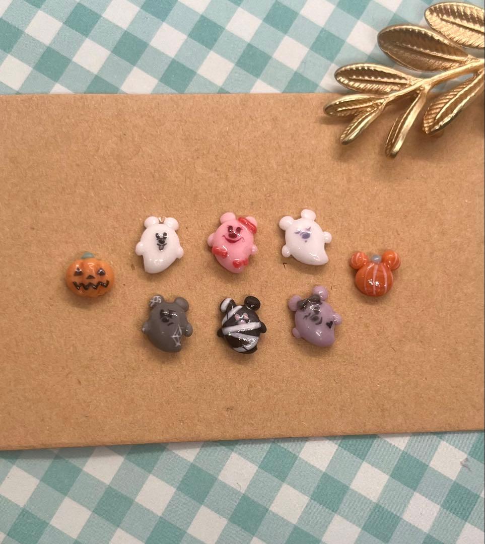 ネイルパーツ　ハロウィン　おばけ