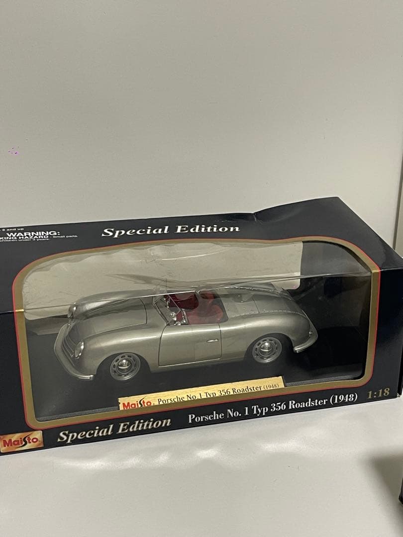 1/18 1/24 2個セット　Maisto ポルシェ356 ロードスター