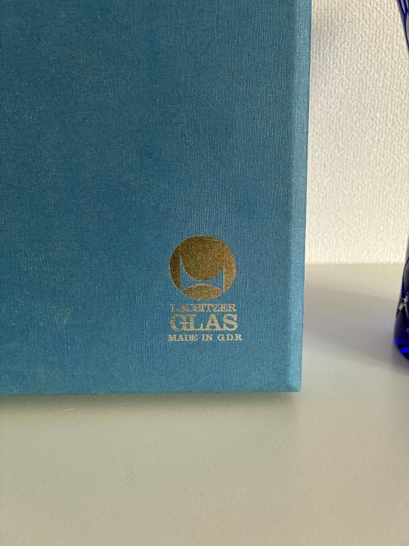 【送料込み】切子花瓶 Lausitzer Glas社製(ドイツ)