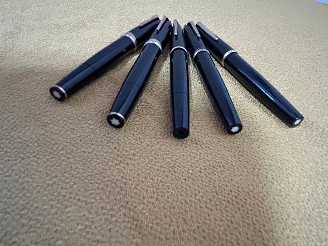 モンブラン万年筆 5本セット 黒