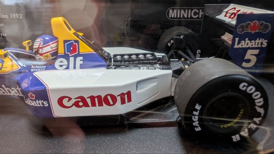 礼*志様 ミニチャンプス 1:18 ウイリアムズ FW14B N.マンセル 19