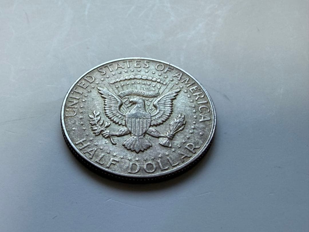 【1964年】ケネディハーフダラー銀貨3枚