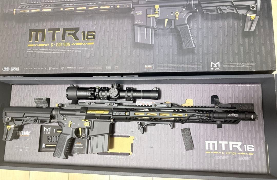 東京マルイ MTR16 G-EDITION ガスブローバックマシンガン