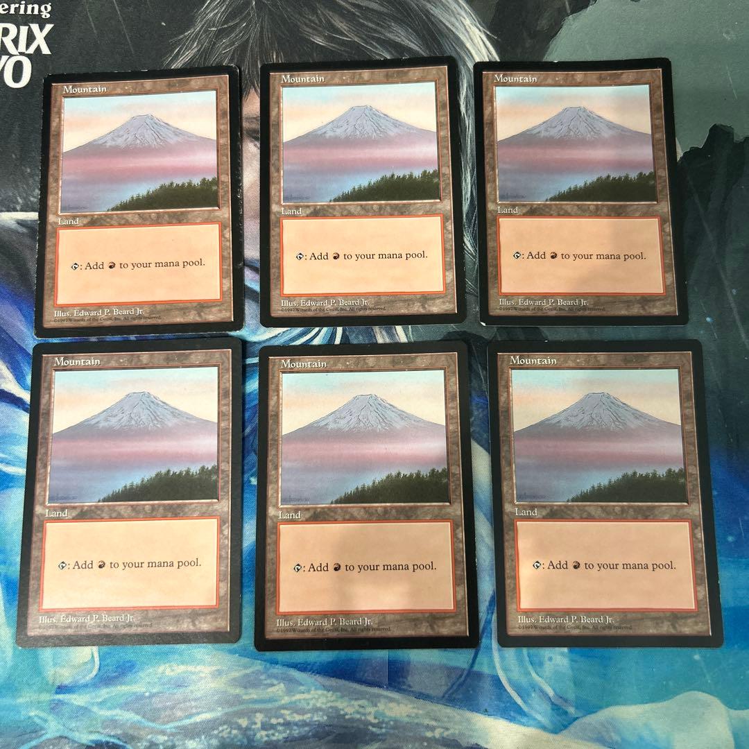 mtg APAC3)《山/Mountain》富士山 APACランド 英語 6枚