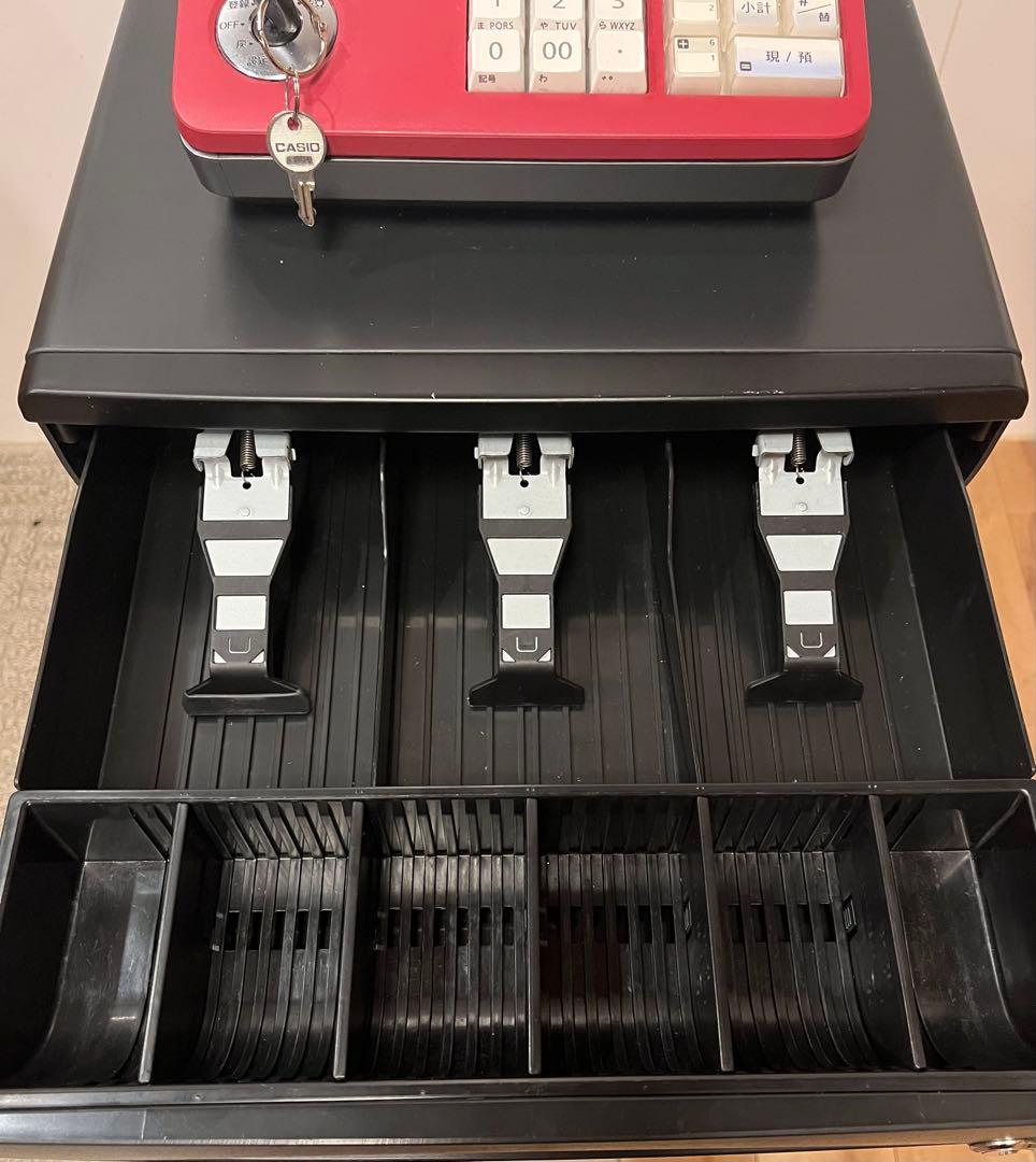 CASIO TE-300 電子レジスター レッド