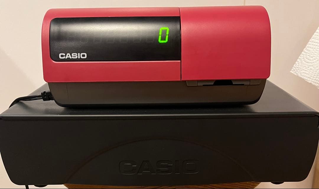 CASIO TE-300 電子レジスター レッド