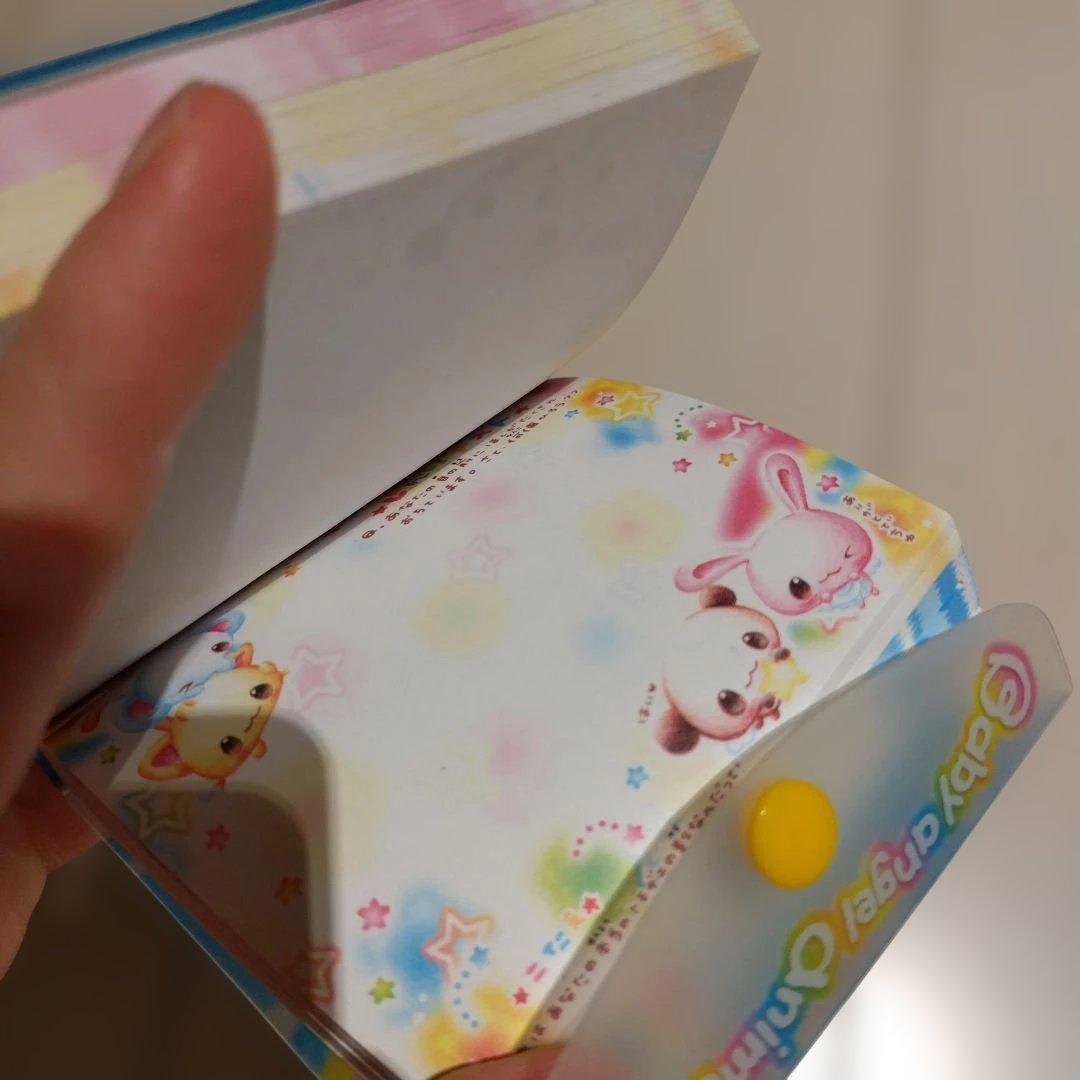 平成レトロ メモ帳 未使用 当時物 Baby angel animal レア