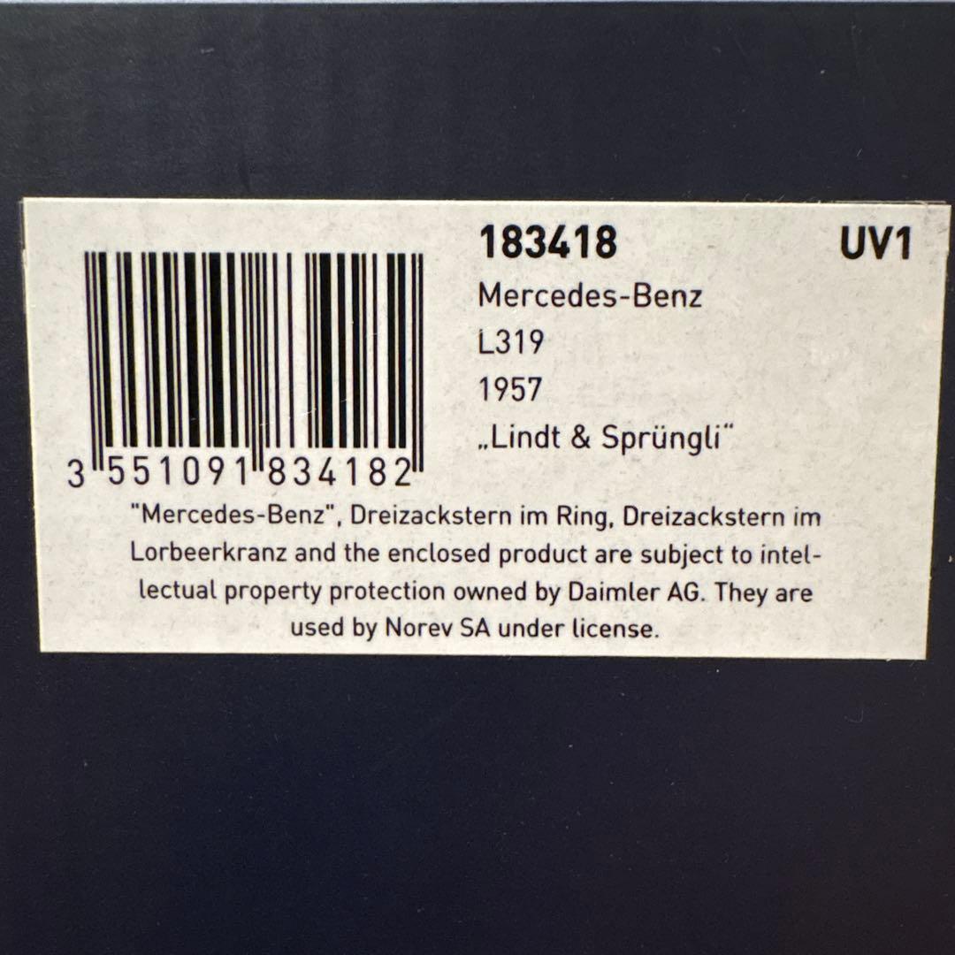 ミニカー NOREV Mercedes Benz L319 1:18