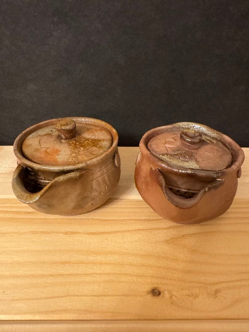 蔵出し品 備前焼 宝瓶 作家造 煎茶道具