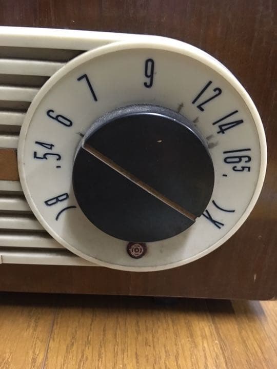 昭和アンティーク☆日立製作所真空管ラジオ