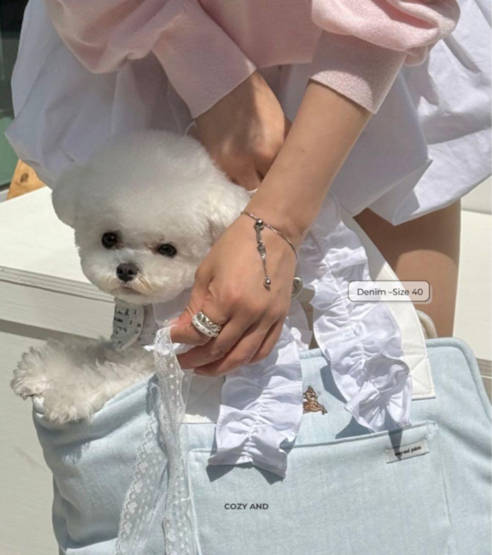 Cozy N 新品★ドッグ デニムキャリーバッグ 45サイズ