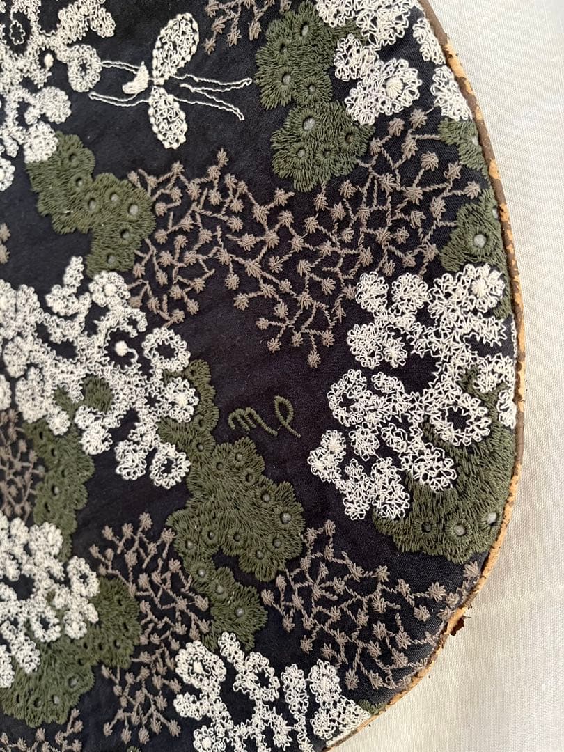 1/22本日まで　ミナペルホネン エッグバッグ　happy camouflage