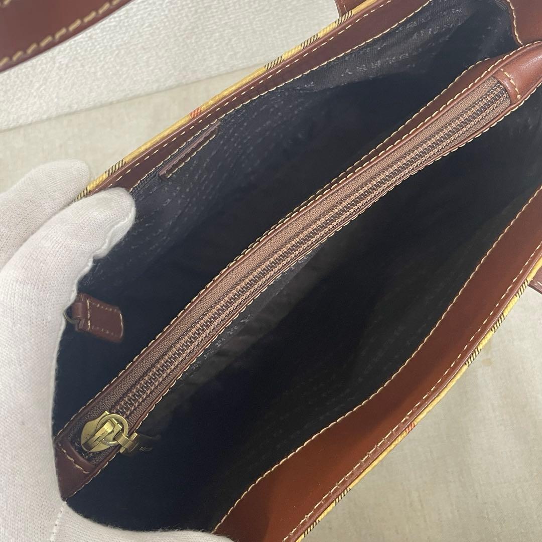 【N】BURBERRY バーバリー ノバチェック ハンドバッグ