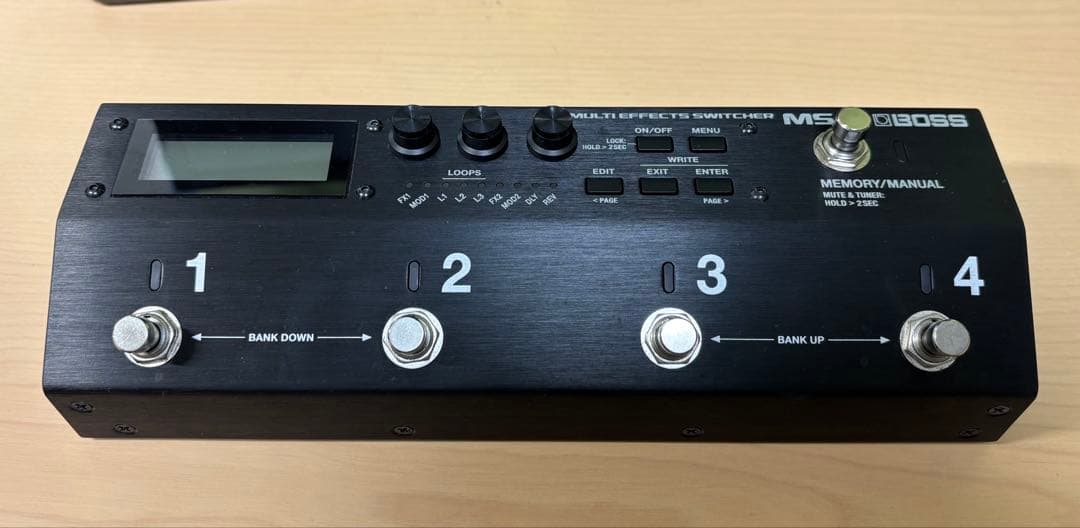 BOSS MS-3 マルチエフェクター (BOSS FS-7 フットスイッチ付)