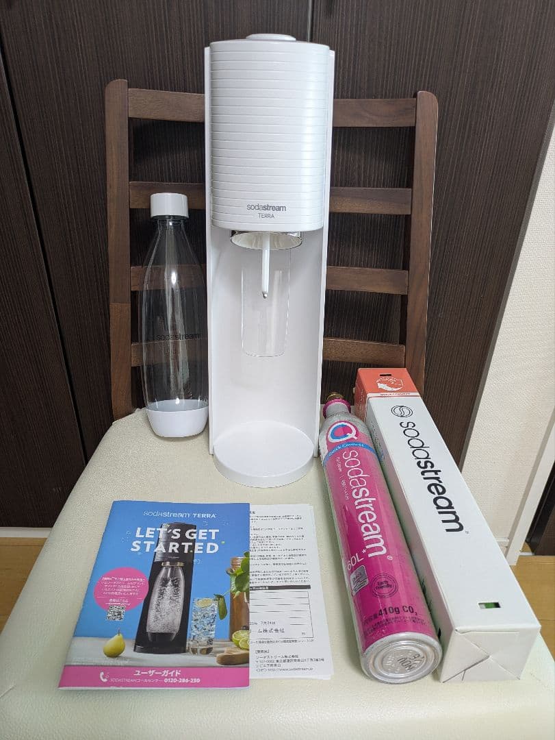 YUPA☆sodastream TERRA 炭酸水メーカー ホワイト