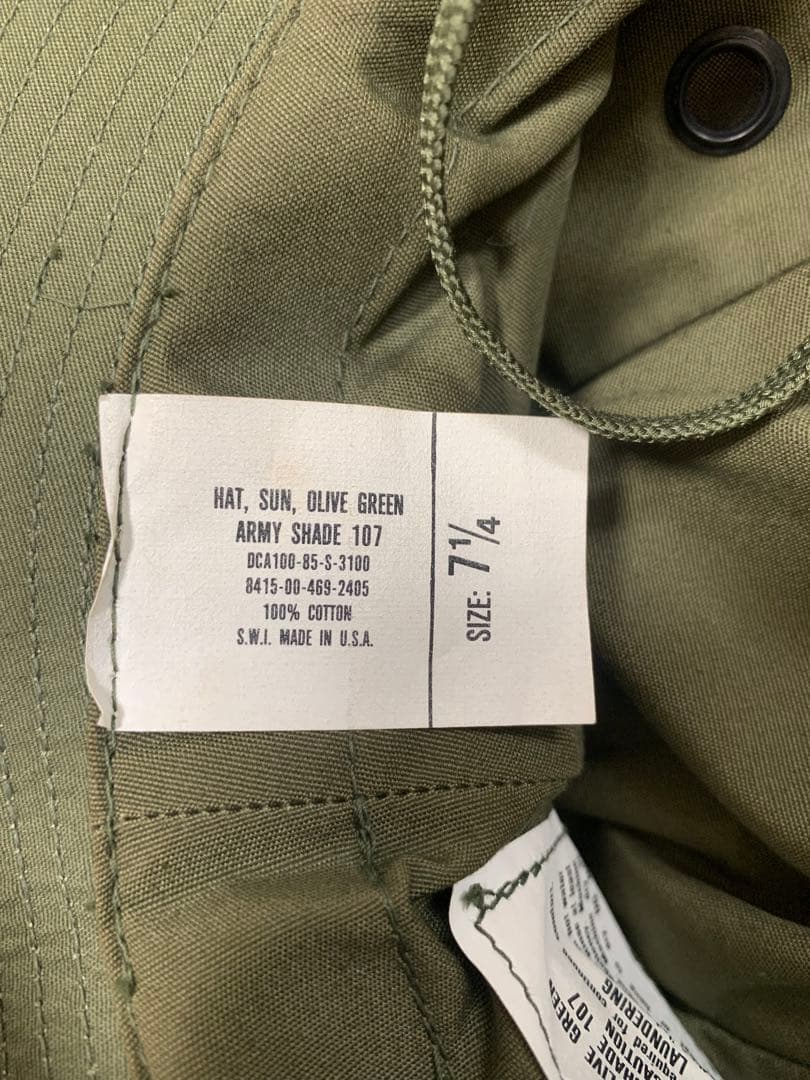 米軍実物　ブーニーハット　ジャングルファティーグ　ハット　帽子　アメリカ軍