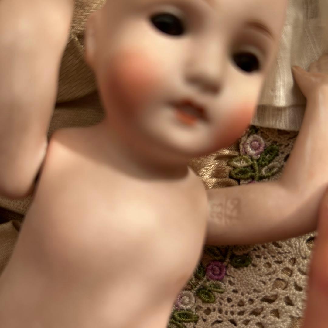 アンティークオールビスクドール 18センチ