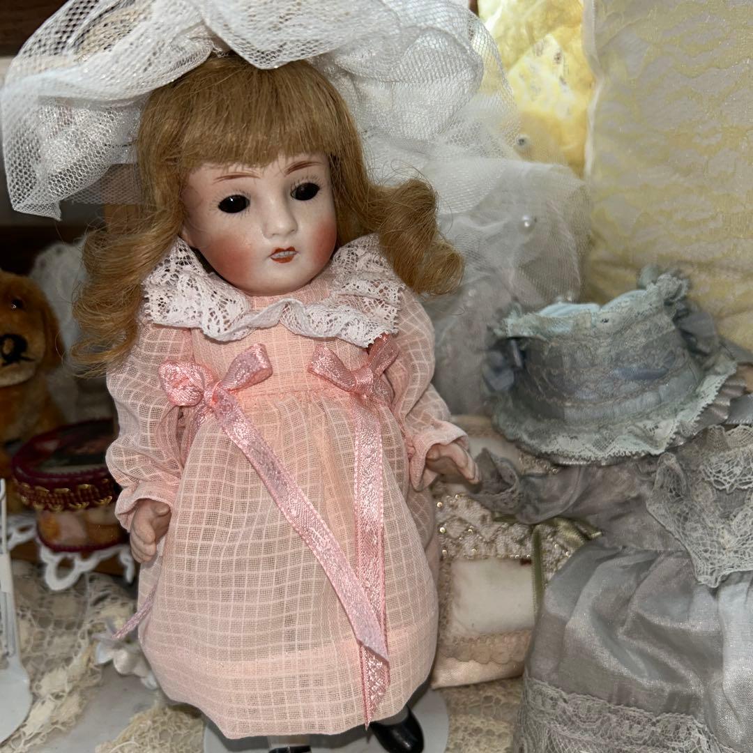 アンティークオールビスクドール 18センチ