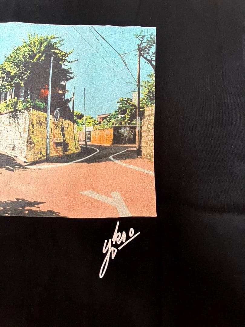 横尾忠則　Y字路Tee ブラックXL