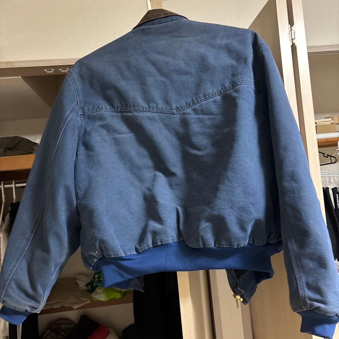 マ*ウ様 Carhartt サンタフェジャケット J14 Blu 90s