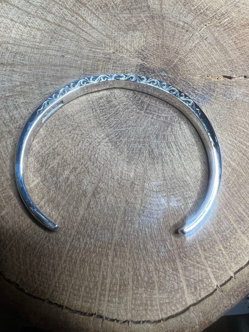 ☆SAAD☆ アラベスク サンシンボル シルバー925バングル