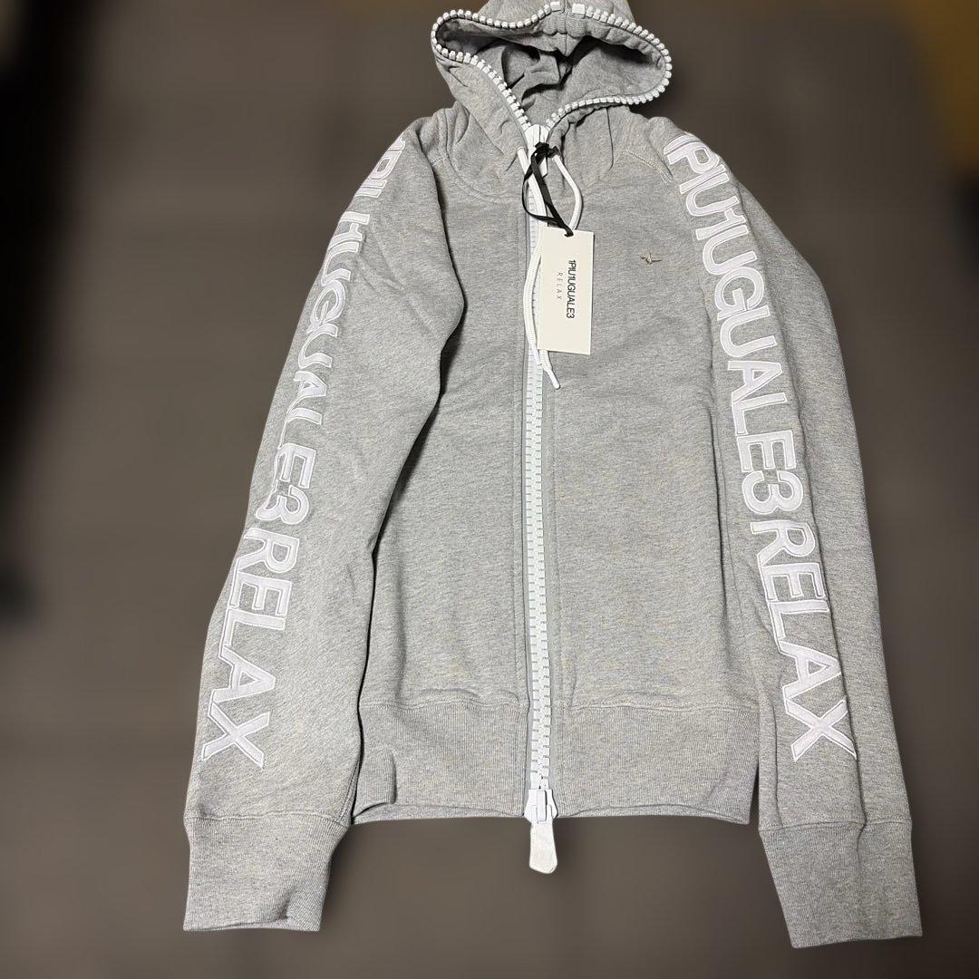1PIU1UGUAALE3 RELAX スエットパーカーサイズXL カラーグレイ