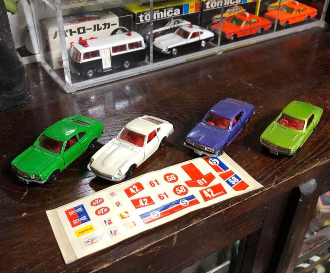 トミカ　グランプリサーキット4台セット　オリジナルデカール