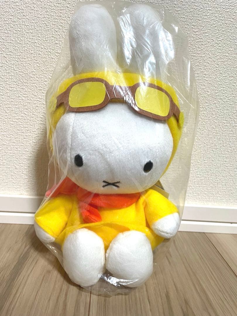 ミッフィー ぬいぐるみ ひこうきのり　ミッフィースタイル　セキグチ　飛行機　レア
