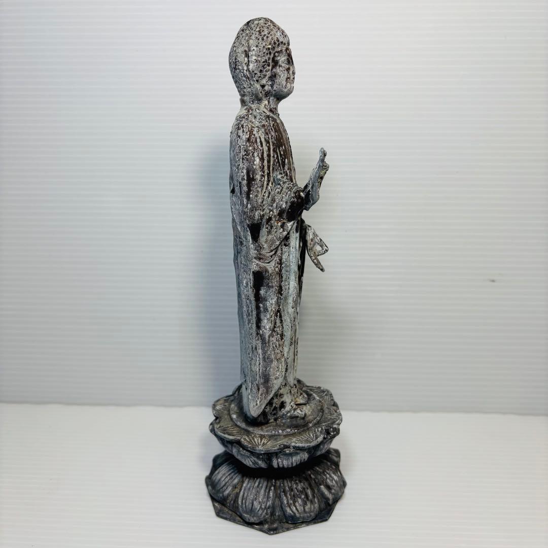 金銅阿弥陀如来立像　仏像　厨子　骨董　アンティーク