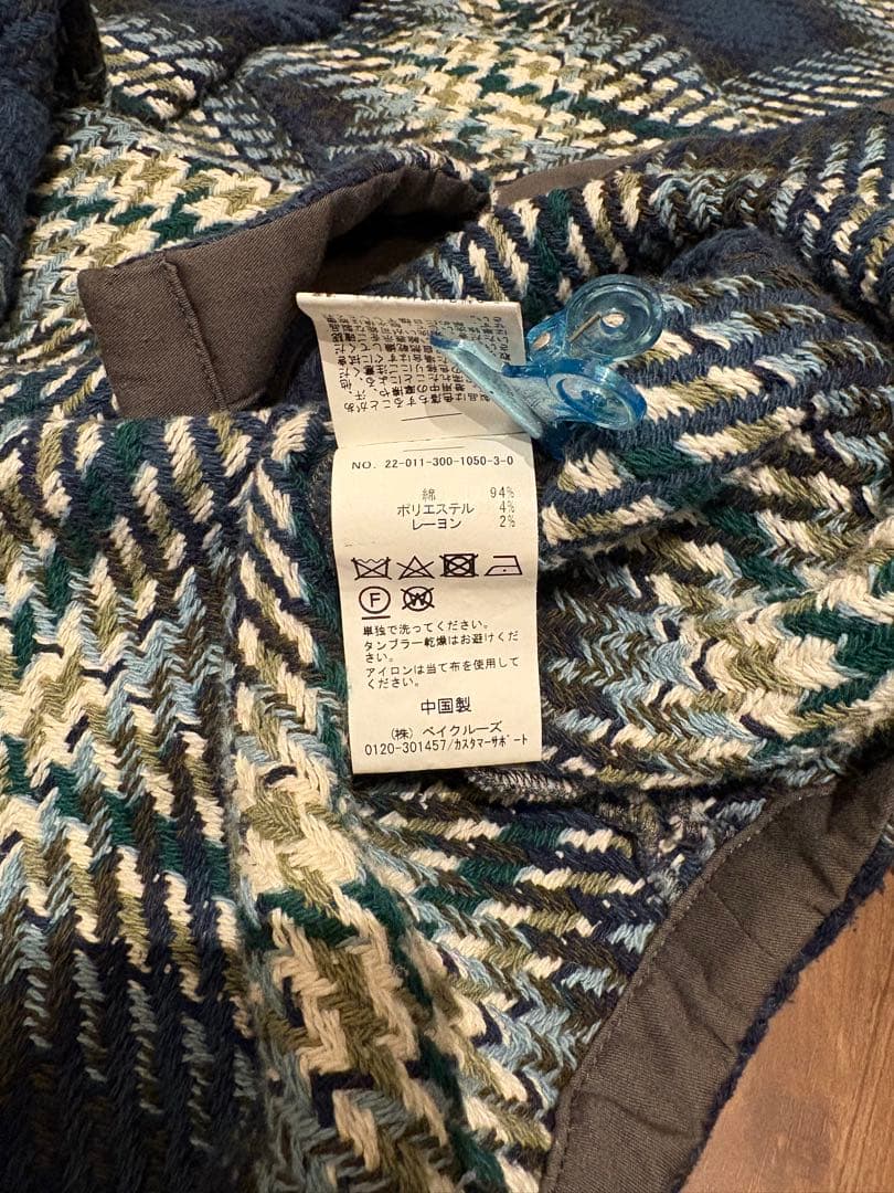 DEVEAUX EDIFICE チェック柄ジャケット