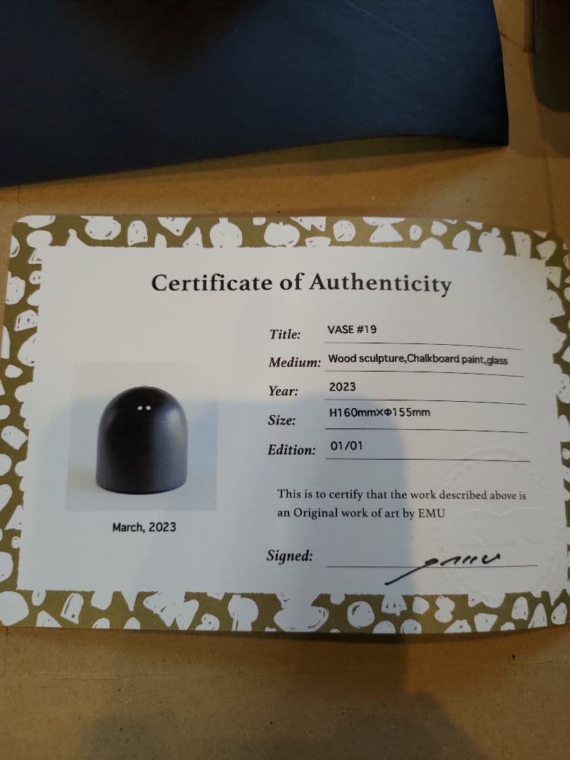 EMU emu_bb 黒板こけし　エム　大阪万博