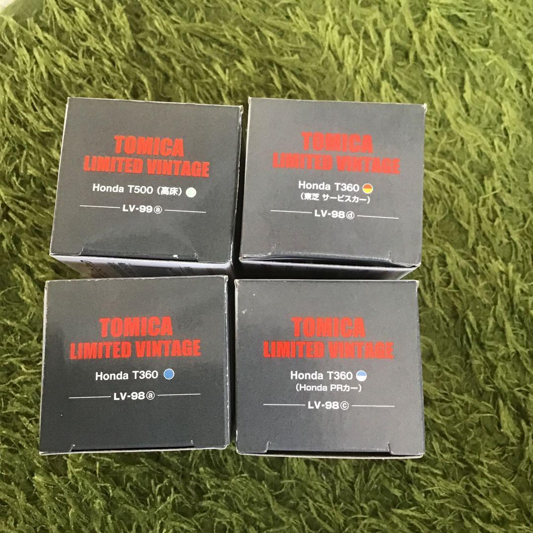 TOMICA LIMITED VINTAGE HONDA T360とT500