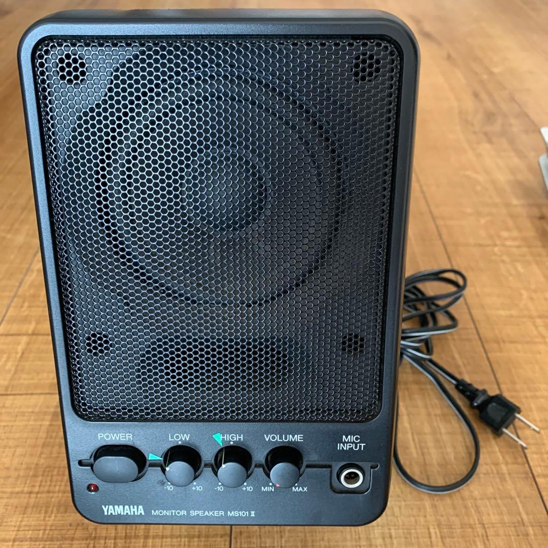YAMAHAモニター スピーカー MS101 Ⅱ マイク三脚セット