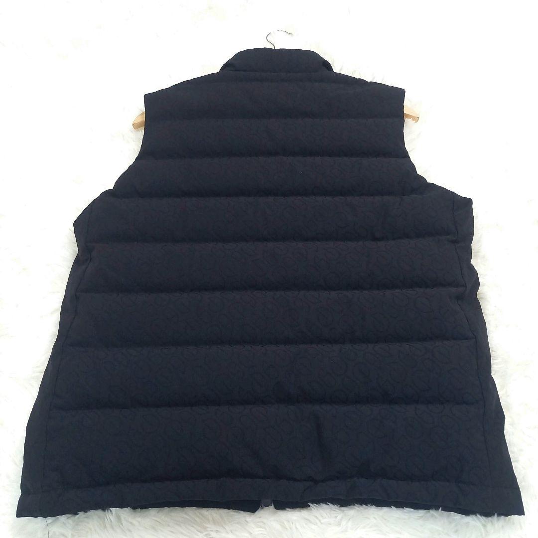 【美品】DESCENTE GOLF デサントゴルフ ダウンベスト Lサイズ 総柄