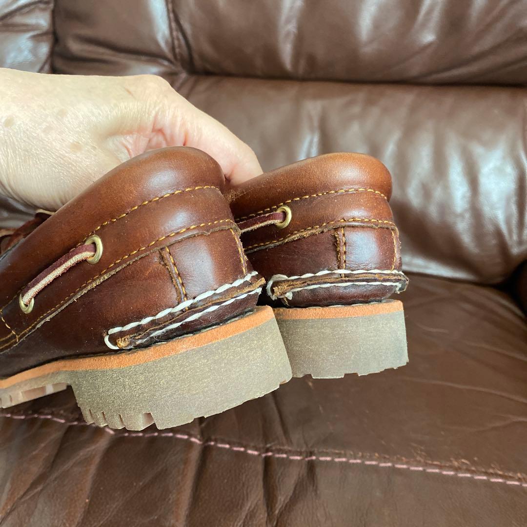 Timberland ブラウンデッキシューズ　　3eye