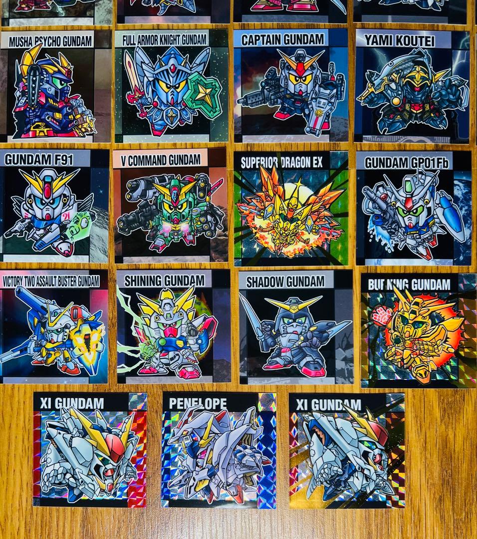 最新弾 元祖SDガンダム スナック 2弾 メタリックシール 全33種フルコンプ