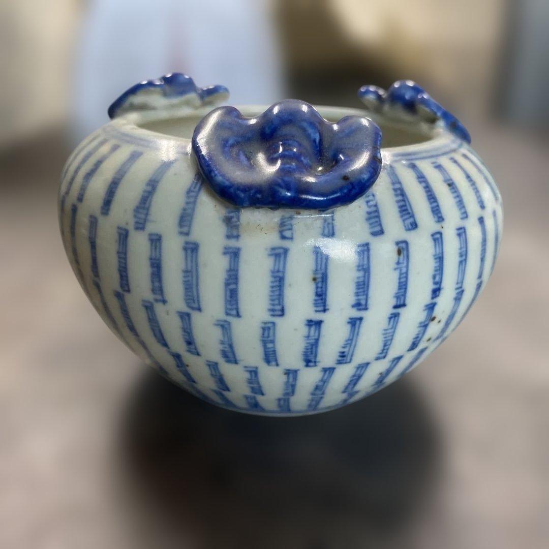 中国　染付　美術　時代物