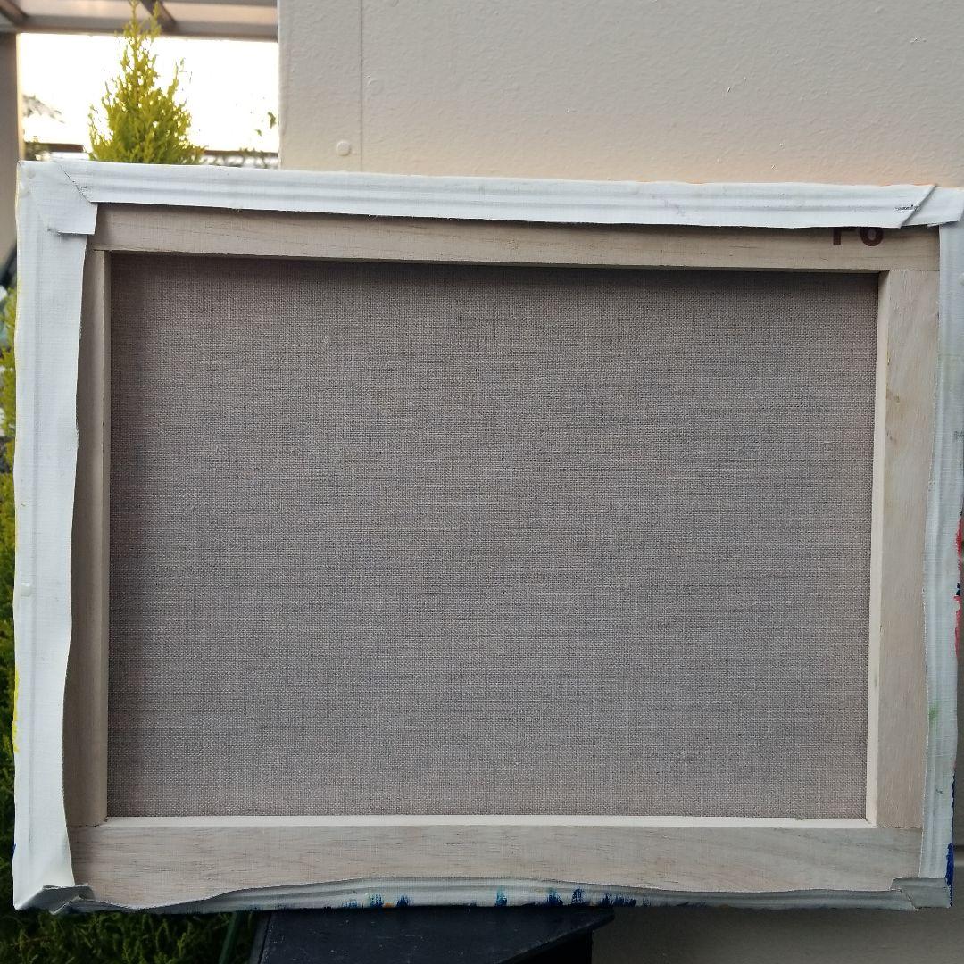 油絵　専用　春を告げる夕焼けのポピー