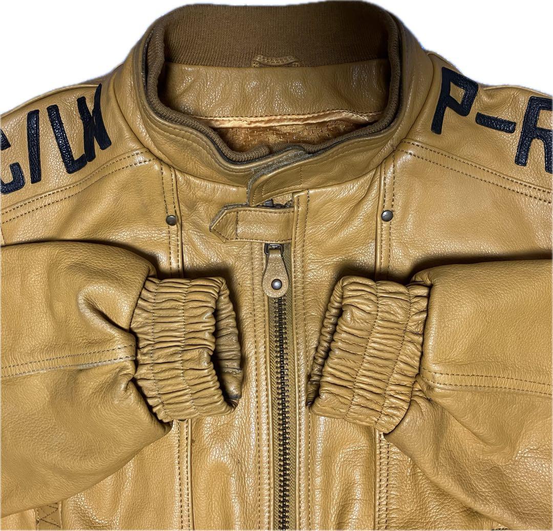 希少★KADOYA カドヤ ニューコンセプター カウレザー ライダースジャケット