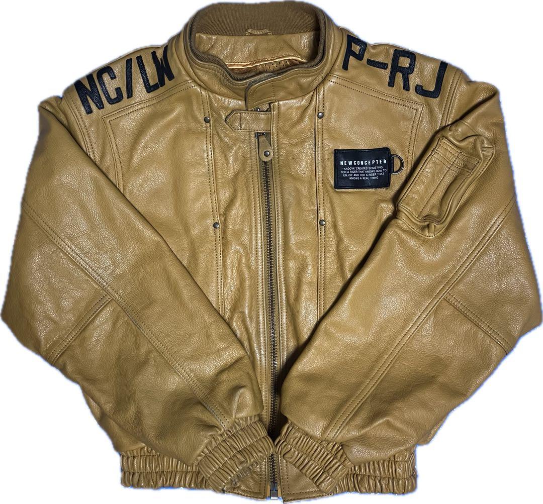 希少★KADOYA カドヤ ニューコンセプター カウレザー ライダースジャケット