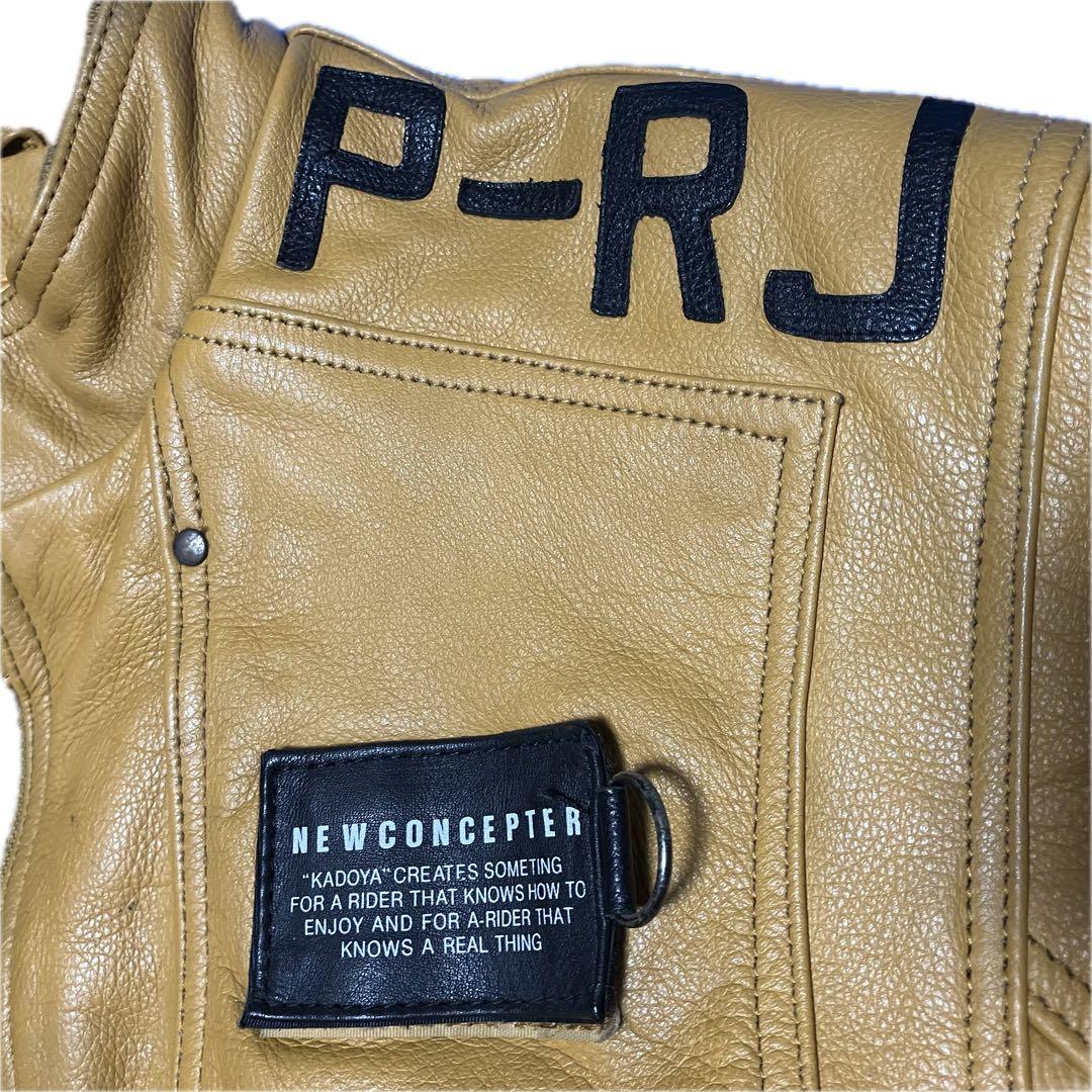 希少★KADOYA カドヤ ニューコンセプター カウレザー ライダースジャケット
