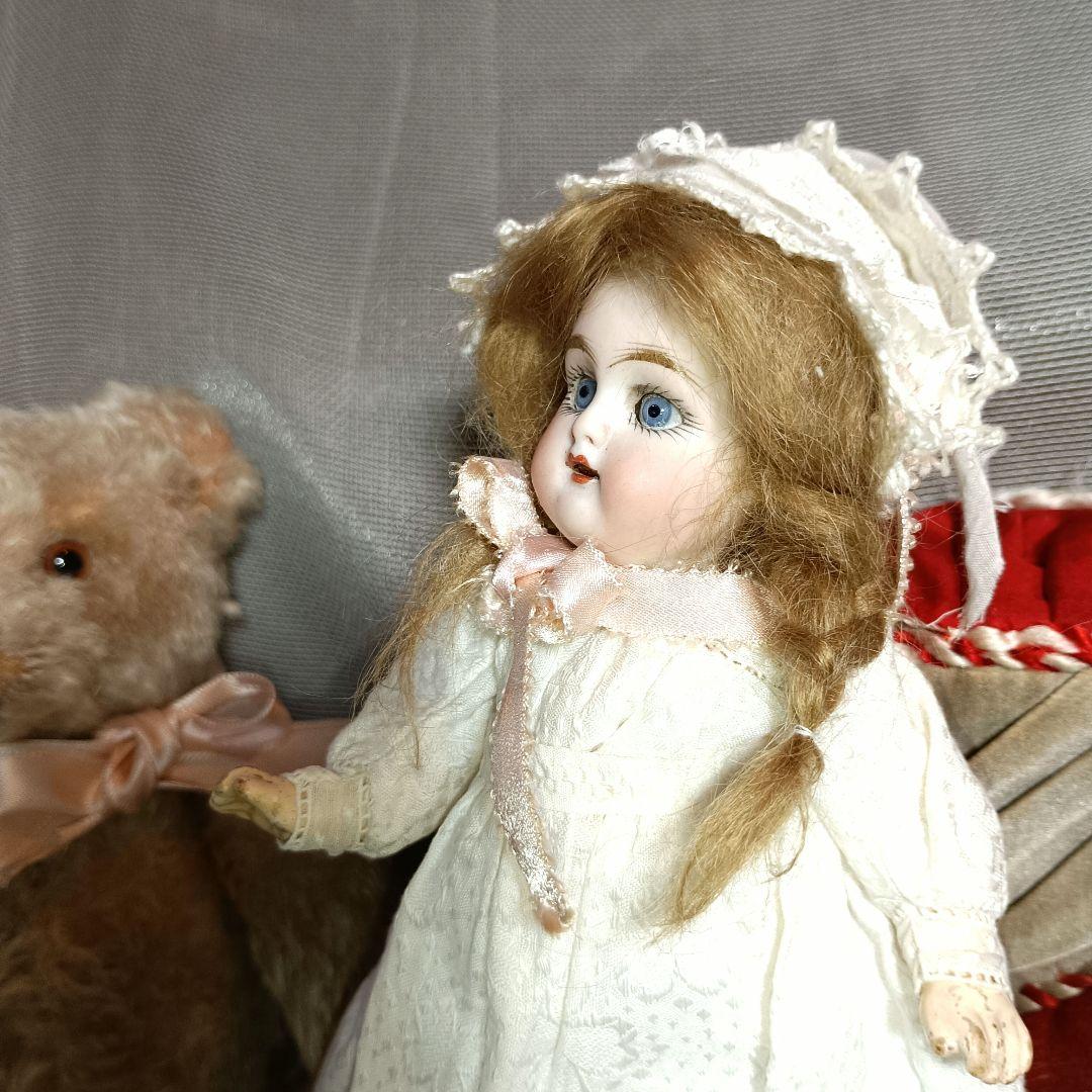 K7⭐アンティークドール　ビスクドール　ケストナー　171　ミニョネット ⭐
