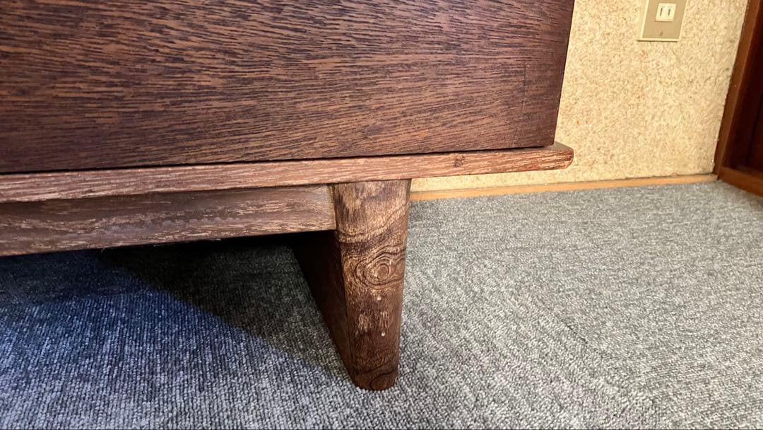 カリモク風 キャビネット サイドボード ディスプレイ 北欧 アンティーク レトロ