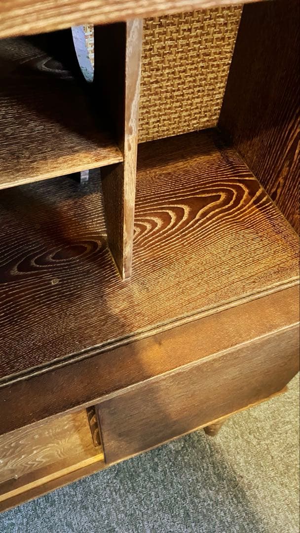 カリモク風 キャビネット サイドボード ディスプレイ 北欧 アンティーク レトロ