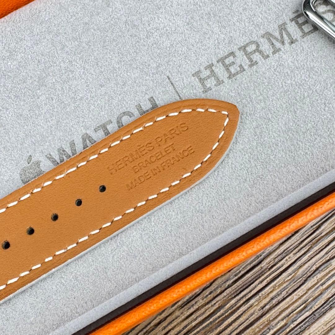 2514 ほぼ未使用　Apple Watch エルメス　ホワイト　レザー