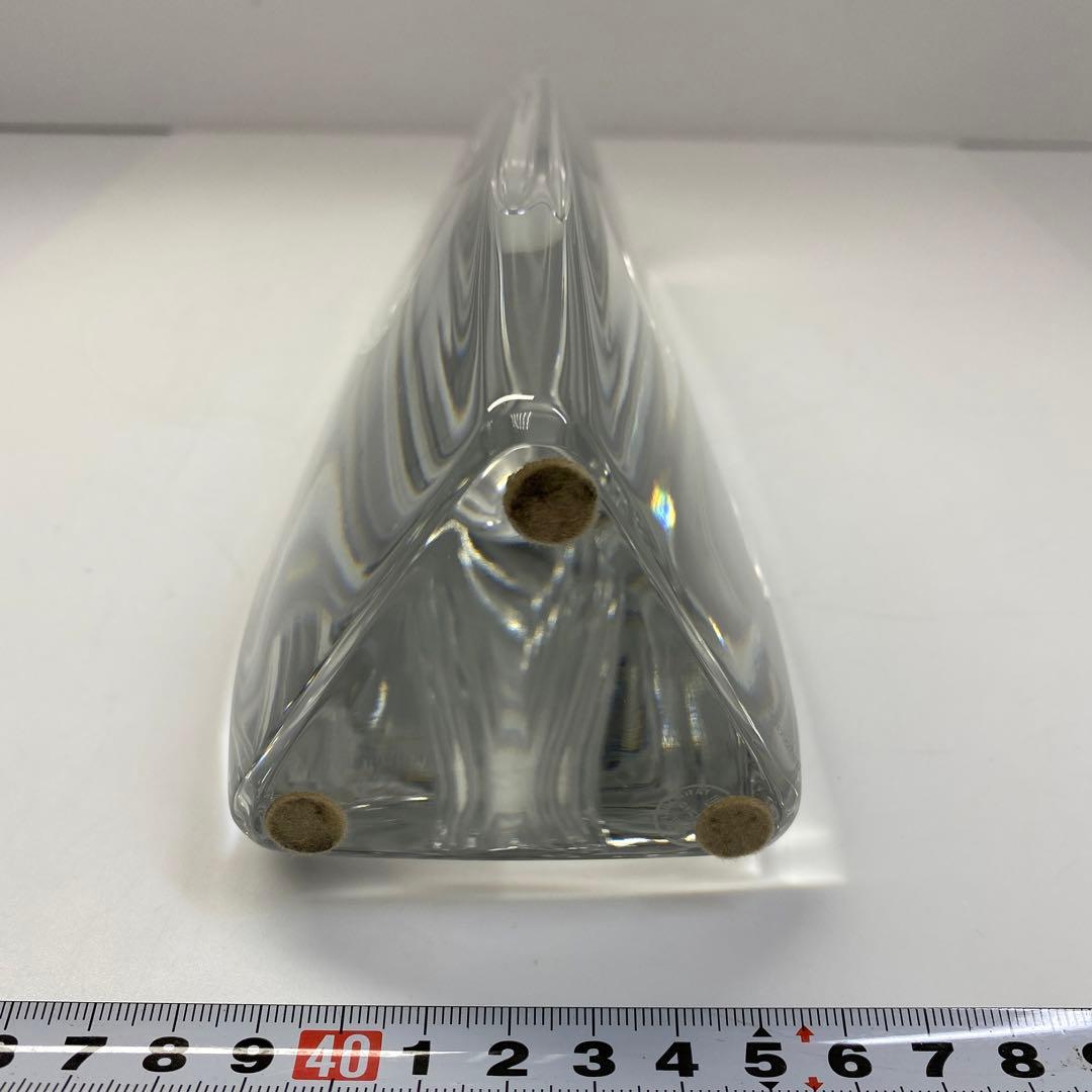 専用　☆洋3バカラ　フラワーベース　高さ32.8㎝　タエサ　東Y6-1120①