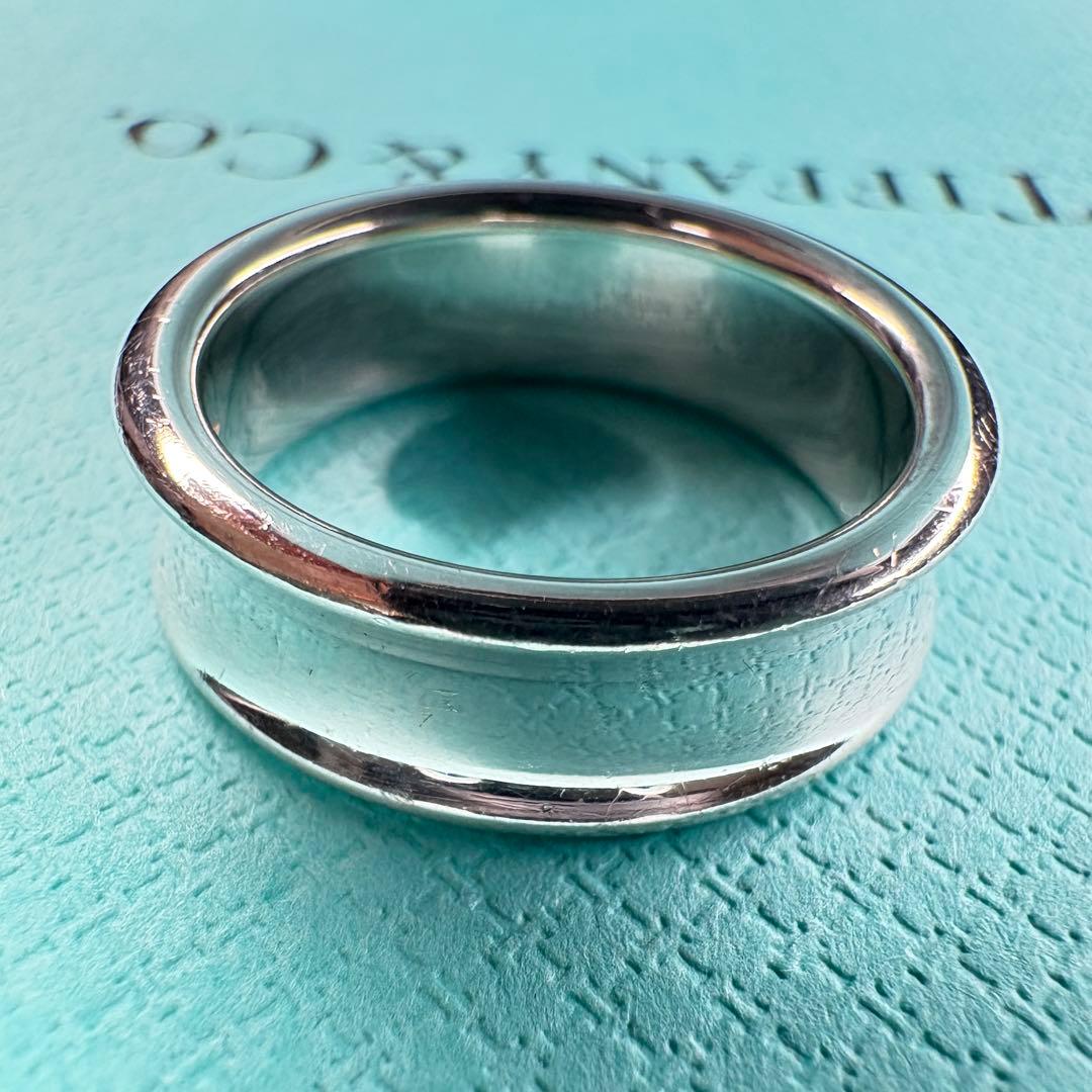【美品】約17号 ティファニー Tiffany ナロー 1837リングSV925