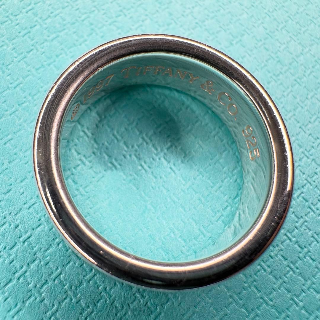 【美品】約17号 ティファニー Tiffany ナロー 1837リングSV925