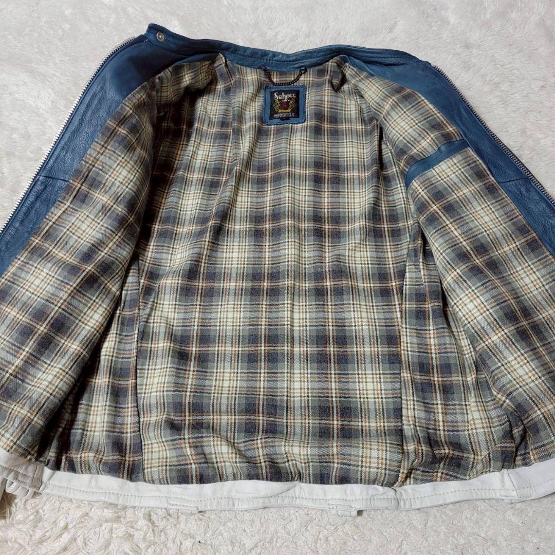 BOZZ様　SCHOTT 13ナンバリング レザーワッペン シングルライダース