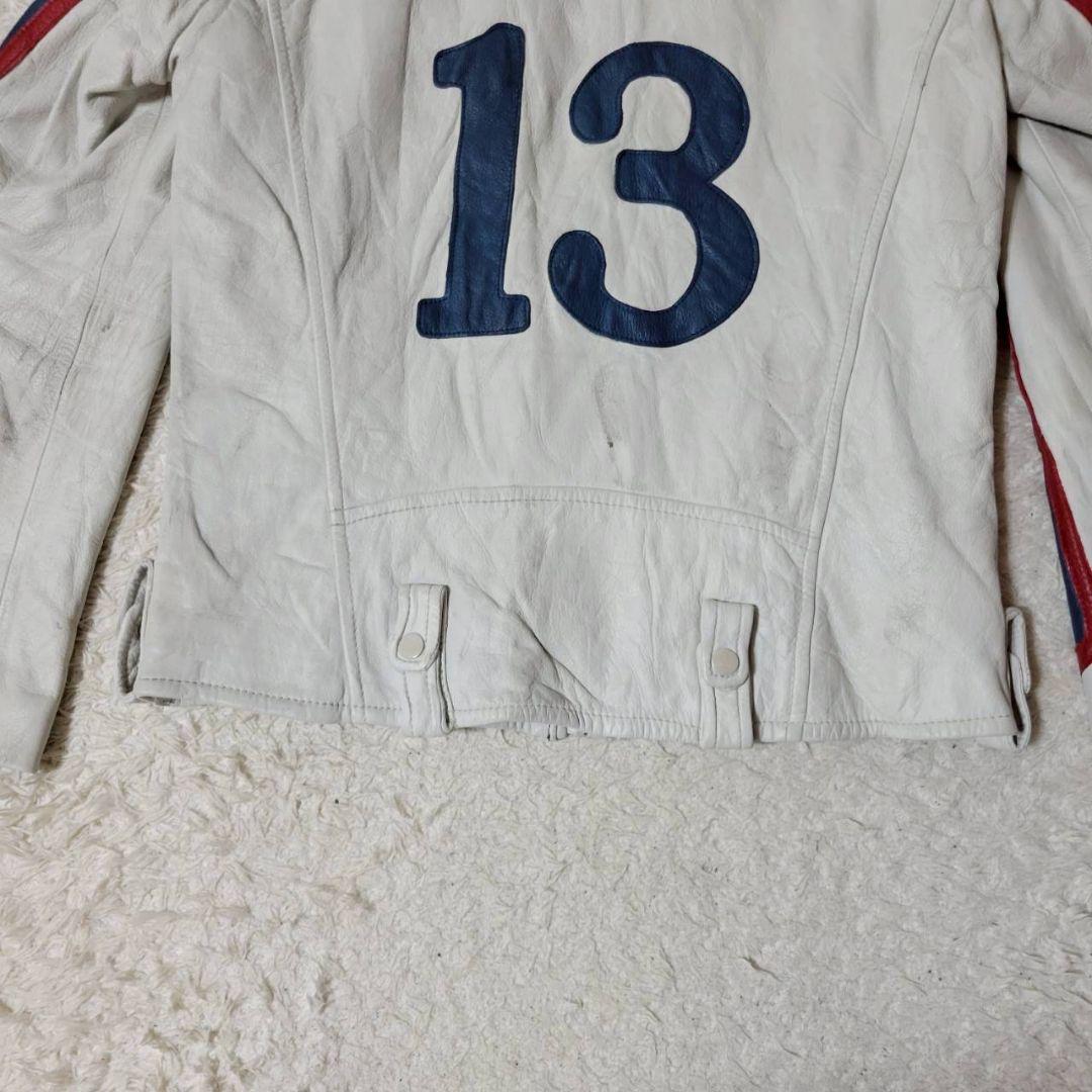 BOZZ様　SCHOTT 13ナンバリング レザーワッペン シングルライダース